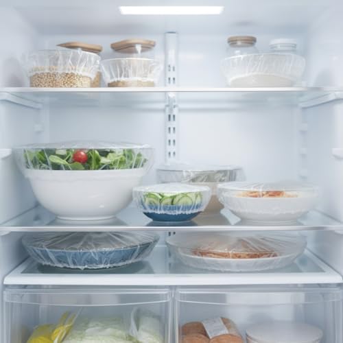 Alternative view of 100 Adet Tencere Bonesi – Elastik Streç Kapak, Tek Kullanımlık Gıda Koruyucu, Buzdolabı ve Piknik Uyumlu