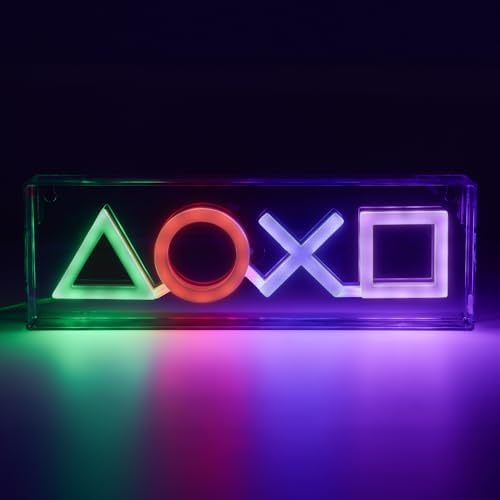 Alternative view of Paladone Playstation LED neon ışık, serbest veya duvara monte edilebilir, oyuncular için oyun odası aksesuarı ve dekorasyon