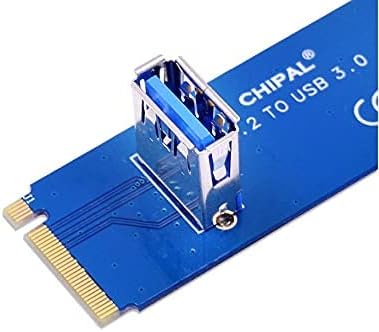 4444 Ngff M2 Ssd To Usb 3.0 Pci-e 1x 16x Çevirici Dönüştürücü Riser Kart Adaptörü - Görsel 3