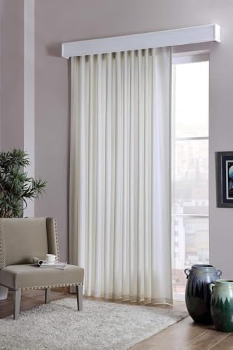 Hazır Saten Güneşlik Perde Ekru Renk (270x190cm)