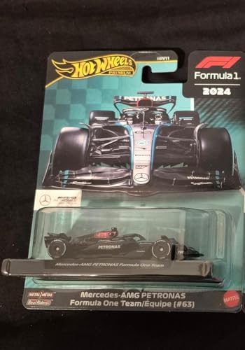 Alternative view of Premium Formula 1 2024 Mercedes-AMG Petronas #63 1:64 Diecast Model