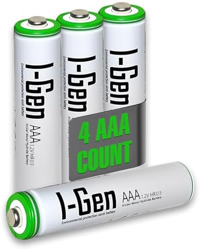 I-Gen G490 4'lü Pil Şarj Aleti + 4 Adet AAA 900 mAh İnce Şarjlı Kalem Pilli Set 1.2V Ni-MH - Görsel 2