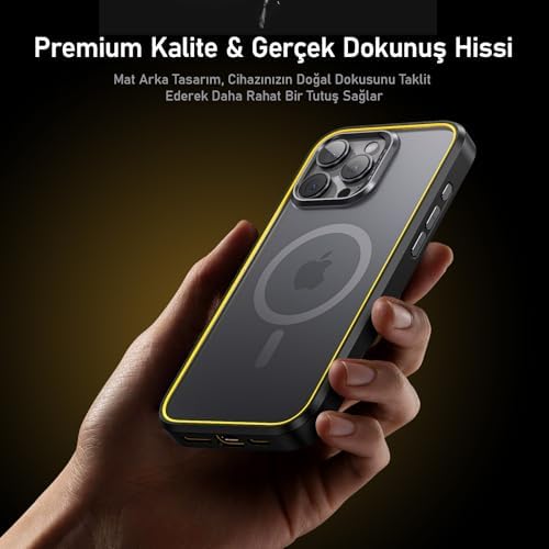 Aohi The Future Iphone 16 Pro Kılıfı, Magsafe Uyumlu Telefon Kılıfı, Desert Titanium - Görsel 3
