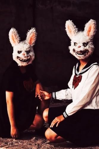 Alternative view of Halloween Maske Tüylü Tavşan
