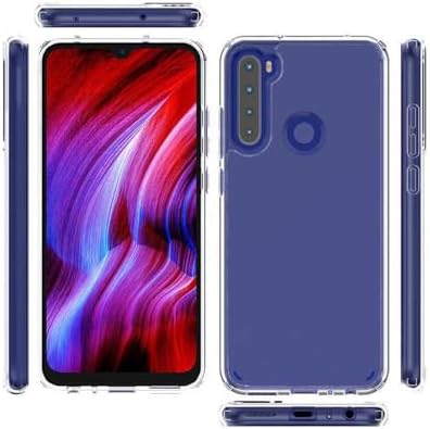 ile uyumlu Şeffaf Clear Silikon Yüksek Kalite Darbeye Dayanıklı Şık Telefon Kılıfı (Xiaomi Redmi Note 8)
