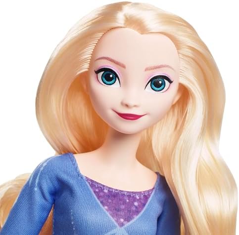 Mattel Çıkarılabilir elbisesi ve ayakkabılarıyla Mattel Karlar Ülkesi Elsa bebek, büyüleyici atı Nokk ve macera arabası, Karlar Ülkesi: Kış Sonu Festivali teması, JBG56 - Görsel 3