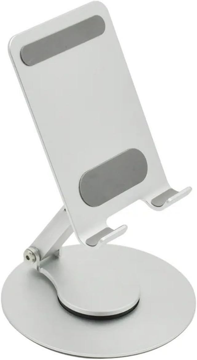Alternative view of 360° Döner Telefon Tablet Standı – iPad, iPhone, Android ve Tüm Cihazlarla Uyumlu Ayarlanabilir Masaüstü Tutucu | Yüksek Stabilite, Çok Açılı Görüntüleme Gümüş