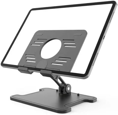 Alternative view of Katlanabilir Plastik Tablet Tutucu, Masa Üstü Tablet Standı, Ayarlanabilir Açı ve Yükseklik Özellikleriyle, Taşınabilir ve Hafif, Her Boyutta Tablet İçin Uygun
