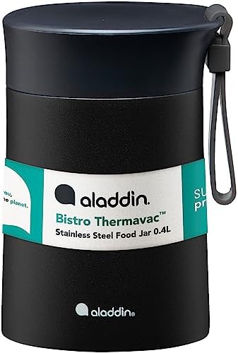 Alternative view of Aladdin Bistro Thermavac Paslanmaz Çelik Yemek Termosu, 0.40 Lt, Siyah