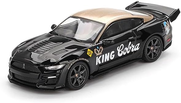 Truescale Miniatures Mini GT MGT01130-L - Shelby GT500 Dragon Snake Black & Gold 2020 - ölçek 1/64 - Minyatür Araba - Görsel 3