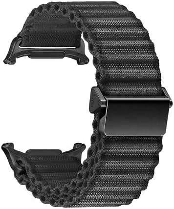 Galaxy Watch Ultra 47mm ile Uyumlu Delikli Model Trail Loop Yumuşak ve Hafif Kumaş Kordon - Görsel 3