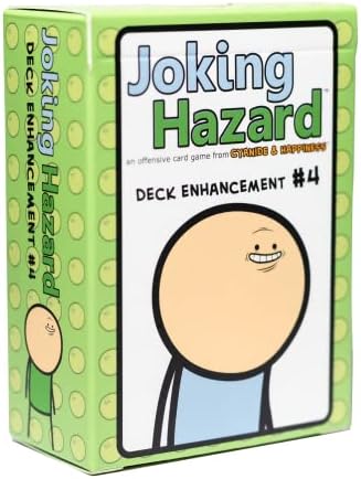 Güverte Geliştirme #4 - Joking Hazard Çizgi Roman Yapı Kartının Dördüncü Genişletmesi - 3-10 Oyuncu için Siyanür ve Mutluluk Parti Oyunu, Yeşil