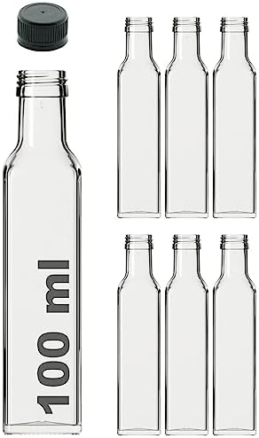 Alternative view of Maraska Şeffaf 100 ml Sızdırmaz Kapaklı Boş Cam Şişe 6 Adet