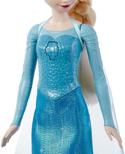 Mattel Karlar Ülkesi oyuncakları, Karlar Ülkesi filmindeki 'Let It Go' şarkısını 4 dilde seslendiren ve filmdeki kıyafetini giyen, Şarkı Söyleyen Elsa bebek, JDX52 - Görsel 3