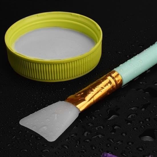 Alternative view of 2li Silikon Temizlemesi Kolay Kullanılabilen Yüz Cilt Bakımı Maske Ve Krem Spatulası