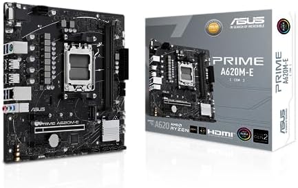 Alternative view of Asus PRIME A620M-E-CSM A620 AM5 Soket DDR5 6400(OC) MHz mATX Anakart