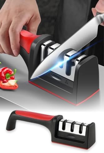 Alternative view of Profesyonel Bıçak Bileyici 3 Açılı Elmas Seramik Tungsten Çelik El Bıçakları Bileme