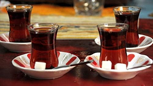 Klasik Optikli Çay Bardak 12 Adet Çay Bardağı