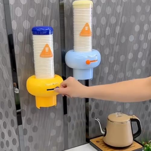 Kendinden Yapışkanlı, Plastik, Karton Bardak, Tutucu Dispenseri, 248-250 Ml,