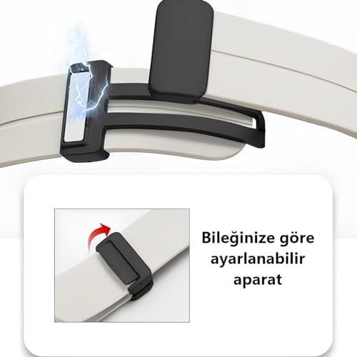 Alternative view of Apple Watch 45mm 44mm 42mm 49mm ile Uyumlu Kordon Guard Renkli Kopma Karşıtı Ayarlanabilir Manyetik Rahatsız Etmeyen Watch Ultra 2/1 9 8 SE 7 6 5 4 3 2 1 Uyumlu Kordon