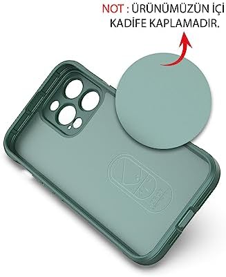 Alternative view of iPhone 15 Pro Max Kılıf - Bonic Parmak İzi Bırakmayan, İçi Kadife Yumuşak Sıvı Silikon, Sert Kamera Koruyuculu, Darbeye Karşı Dayanıklı - Apple iPhone 15 Pro Max Uyumlu
