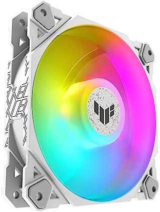 Alternative view of ASUS TUF TF120 Soğutucu Kasa Radyatör Fanı Beyaz Adreslenebilir ARGB 120mm 3'ü 1 arada