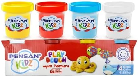 Pensan Pensan Kidz Oyun Hamuru 4 Renk x 150 gr