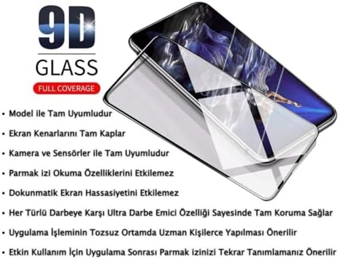 PSR Aksesuar Galaxy S25 FE Uyumlu 9D Kırılmaz Cam Ekran Koruyucu – Ultra Darbe Emici, Tam Kaplama (Galaxy S25 FE) - Görsel 2