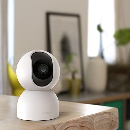 Xiaomi Akıllı Kamera C400, 1440p WiFi Kamera, Bebek Monitörü, İç Mekan Kamerası, Evcil Hayvan Kamerası, Gece Görüşü, 360° Dönen Başlık, Beyaz - Görsel 3