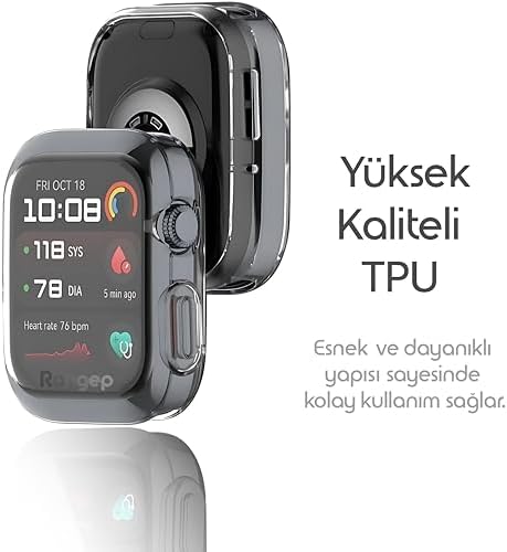 [Soft-Case]  Watch D2 için 360° Kasa Koruyucu Yumuşak TPU Kılıf Dokunma ve Netliği Etkilemeyen  D 2 Koruyucu Darbelere Karşı  Watch D2 Ekran Koruyuculu Kılıf (Şeffaf)