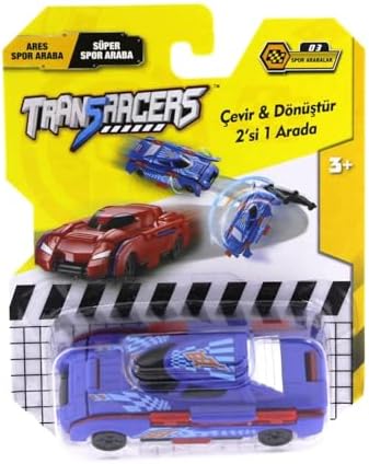 Transracers Dönüşen Araçlar Spor Arabalar Ares/Süper - Görsel 3