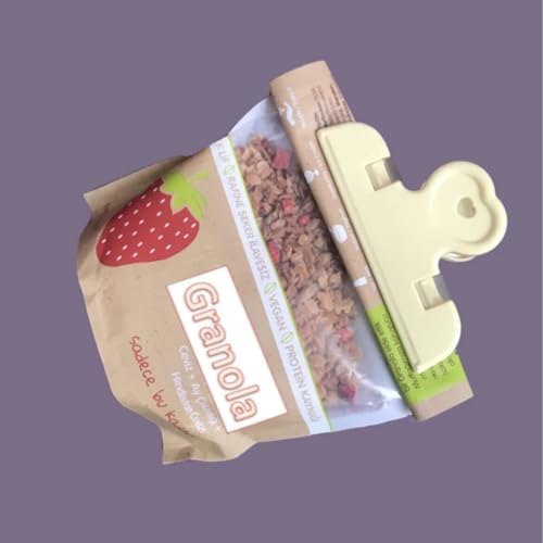 Pratik Poşet Paket Mandalı Plastik Ambalaj Kilidi Torba Klipsi Çanta Kapatıcı (Karışık Renk) (2)