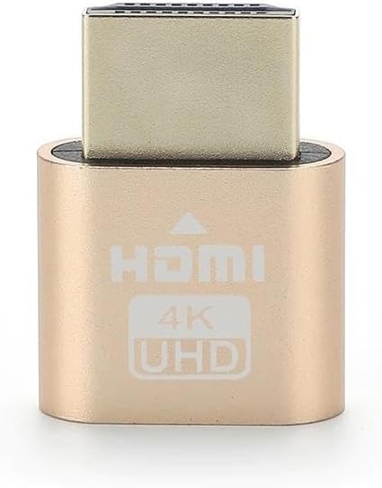 5245 Hdmi 4k Uhd Dummy Plug Minning Bitcoin Sanal Monitör Ekran Kartı Emülatörü Maksimum Çözünürlük: 4K UHD (4096 x 2160 @ 60Hz) - Görsel 3