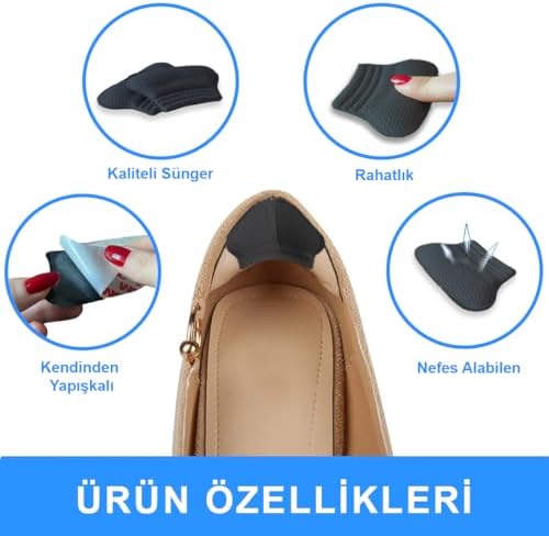SP03 - Yapışkanlı Bilek Koruma | Topuk Vurma Önleyici Ve Ayakkabı Daraltma Yumuşak Sünger Ped