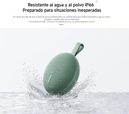 Alternative view of Xiaomi Bluetooth Speaker Essential Taşınabilir Bluetooth 6.0 Hoparlör Yeşil (Xiaomi Türkiye Garantili)