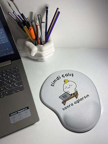 Şimdi Çalış Sonra Ağlarsın Bilek Destekli Mouse Pad - Görsel 2