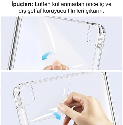 ​​iPad 7/8/9.Nesiller İle Uyumlu 10.2 İnç iPad İle Uyumlu Kalem Bölmeli, Ayrılabilen Kolay Tak Çıkar, 6 Farklı Duruş Pozisyonu, Köşe Korumalı, Yarı Saydam, Katlanır Tablet Kılıfı Cp-2 Beyaz
