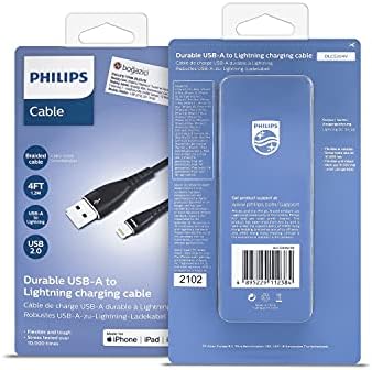 DLC5204V/00 iPhone şarj kablosu - 1,2 metre - iPad, iPod, iPhone ile uyumlu - USB-A - Lightning kablosu - Görsel 3