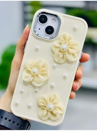 Iphone 13-14 ve 15 ile Uyumlu TÜL ÇİÇEK Oyuncak Tasarımlı Esnek Silikon Kılıfı - Görsel 3