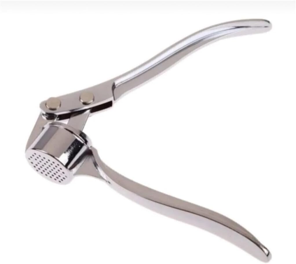 Paslanmaz Çelik Sarımsak Ezici, 16.5 cm Uzunluk, 3 cm Başlık Çapı, Ergonomik Tasarım, Bulaşık Makinesi Uyumlu