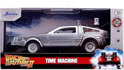 Jada, 253252003, Geleceğe Dönüş 2 Zaman Makinası Oyuncak Araba , Ayrıntılı İç Mekan, 1:32 ölçek, Açılabilir Kapılar, , Back To The Future 2 Time Machine Car - Görsel 3