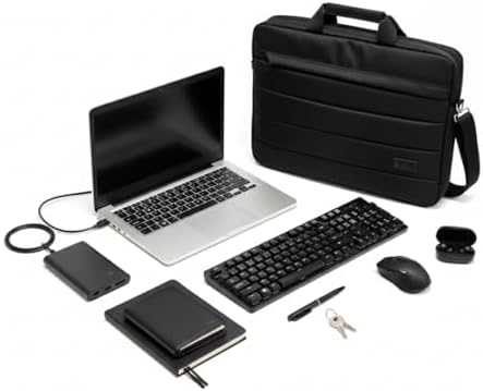 Exception 17 inç Laptop Çantası, Evrak Çantası, Su Geçirmez Kumaş