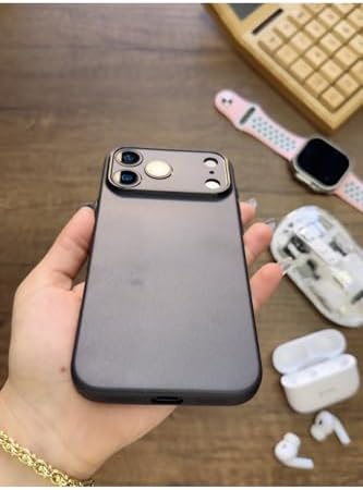 Alternative view of Süper İnce Mat Ultra Thin Silikon Kılıf Siyah iPhone 17 Pro Max ile uyumlu