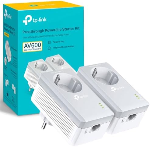 Alternative view of TL-PA4010PKIT, AV600 AC Güç Soketli Powerline Adaptör Başlangıç Kiti