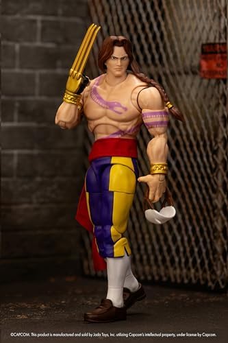 Jada Toys Street Fighter Figura Vega (15 cm) - Street Fighter 2: The Final Challengers 13 yaş ve üstü alternatif başlıklı, eller ve aksesuarlarla hareketli koleksiyon figürü - Görsel 2