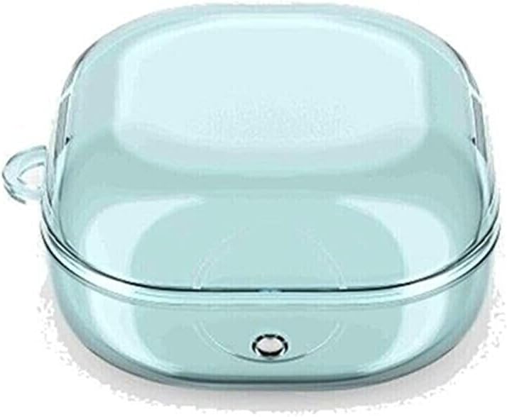 Nanospace Galaxy Buds FE İle Uyumlu Renkli Silikon Kancalı Kılıf (turkuaz pembe) - Görsel 2
