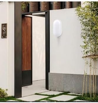 Balkon Lambası Teras Lambası  15w Beyaz Duvar Lambası Beyaz Işık Banyo Lambası Tavan Lambası (Beyaz)