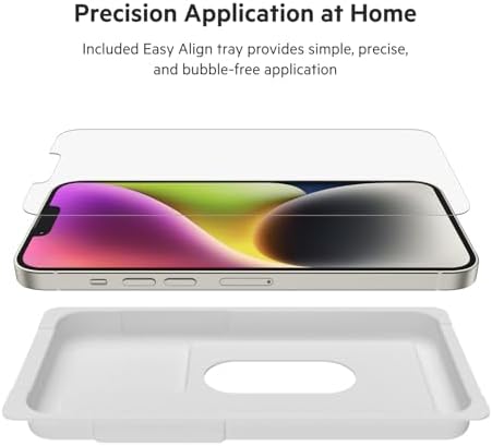 UltraGlass iPhone 14 Plus, iPhone 13 Pro Max Ekran Koruyucu, AntiMikrobiyal İşlem Görmüş, Kabarcıksız Uygulama ve Kurulum Kılavuzu Tepsisi Dahil, 9H Sertlik Testi Yapıldı, Temperli Cam - Görsel 3