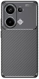 Alternative view of Ehr. Xiaomi Redmi Note 13 Pro 4G Uyumlu Kamera Korumalı Carbon Brushed Silikon Kılıf