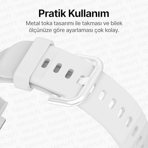 Alternative view of Watch Fit 4 Pro/Fit 4/Fit 3 ile Uyumlu Yumuşak Dokulu Konforlu Spor Silikon Kordon